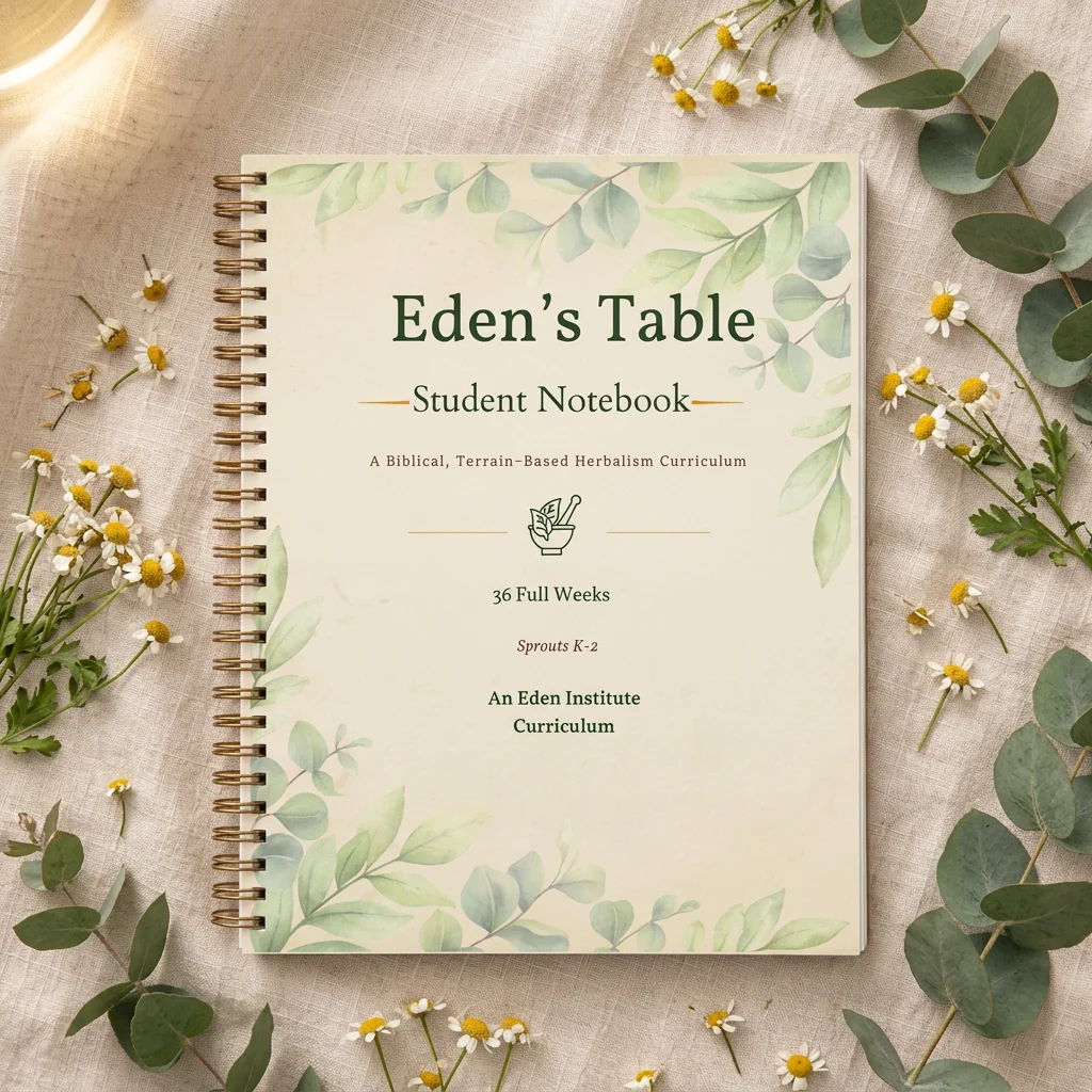 Eden's Table Student Notebook, spiral-bound cover