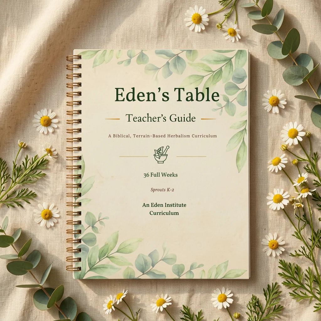 Eden's Table Teacher's Guide, spiral-bound cover