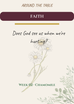 An Around the Table Faith discussion card from Week 2.